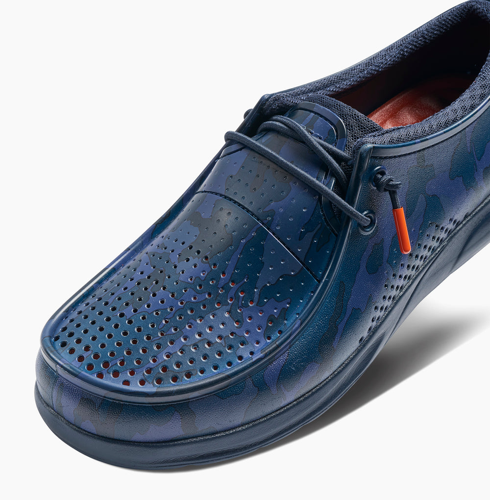Reef Mens Water Coast Prints Shoes (Navy Camo) ID 1OncSBpd