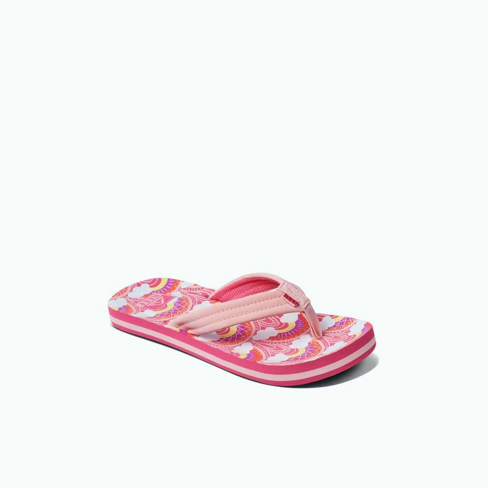 Reef Girls Sandals Kids Ahi in Rainbows And Clouds ID 1VRNNSTT