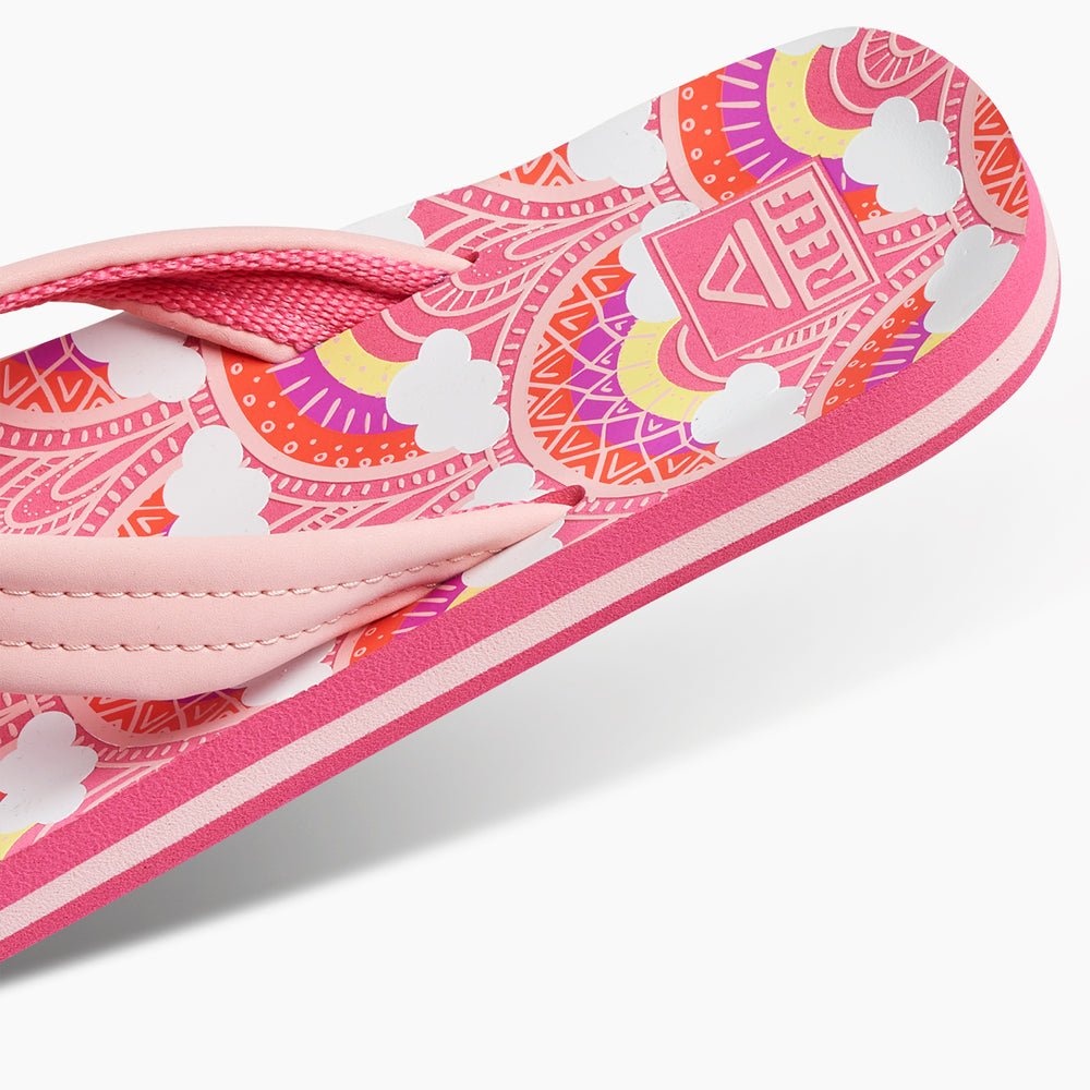 Reef Girls Sandals Kids Ahi in Rainbows And Clouds ID 1VRNNSTT