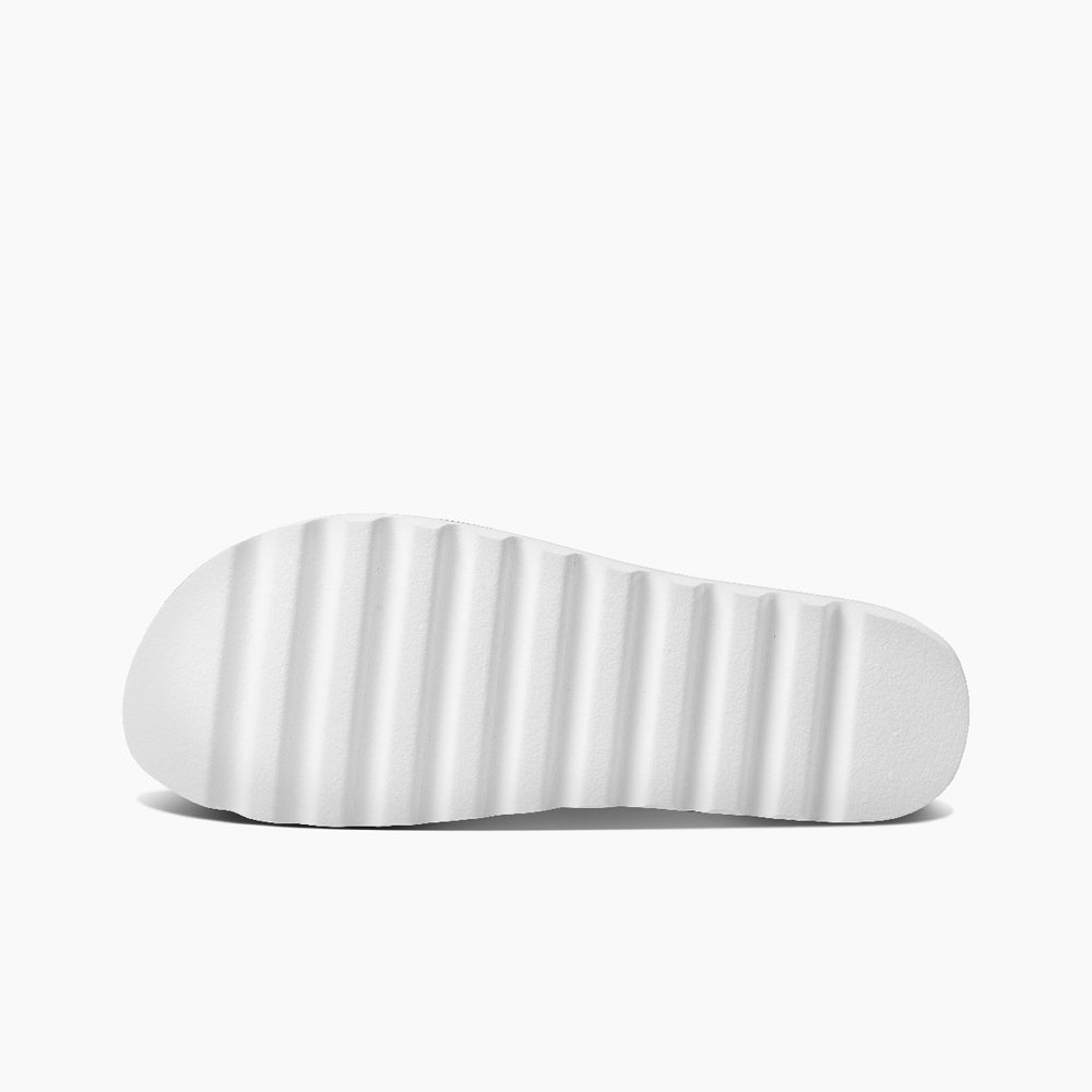 Reef Womens Cushion Vista Hi Platform Sandals in White ID 2d1urLFw