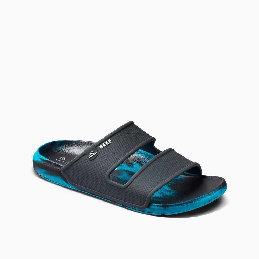 Reef Mens Oasis Double Strap Slides in Aurora ID 2shF2KZZ