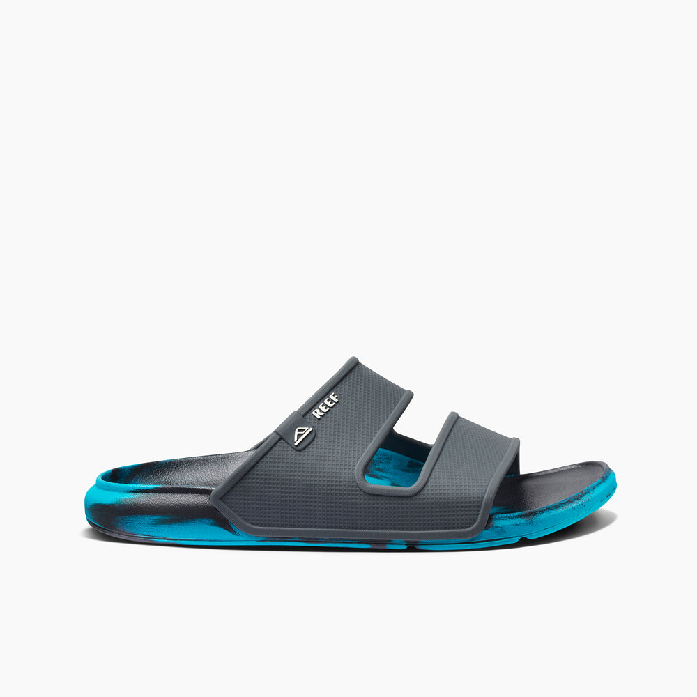 Reef Mens Oasis Double Strap Slides in Aurora ID 2shF2KZZ