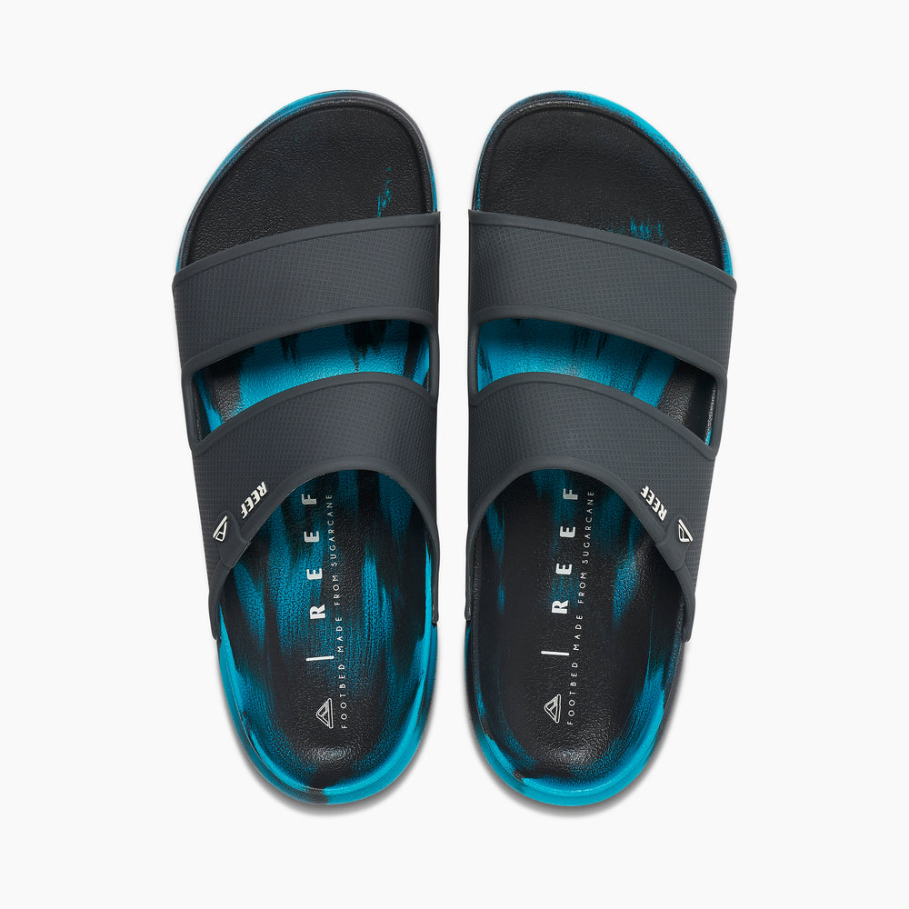 Reef Mens Oasis Double Strap Slides in Aurora ID 2shF2KZZ