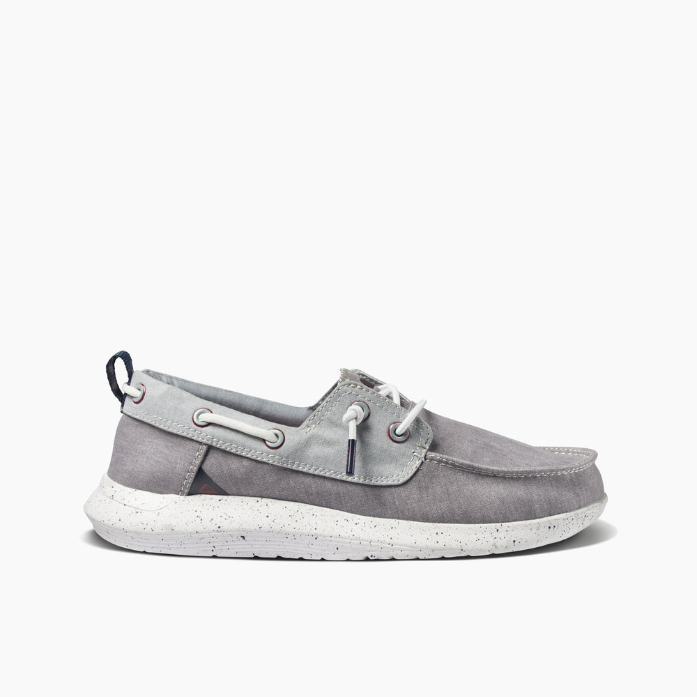 Reef Mens SWELLsole Pier Slip-On Shoes in Grey ID 2wa3y1tm