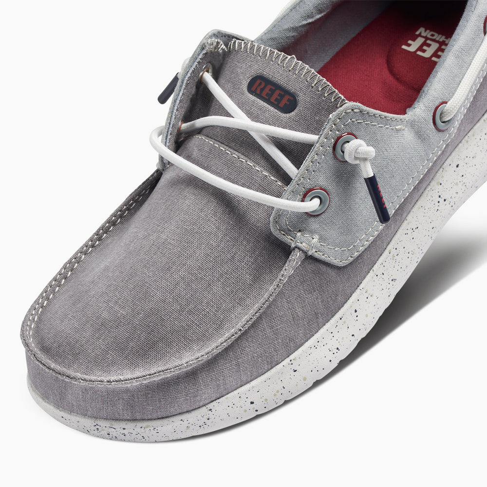Reef Mens SWELLsole Pier Slip-On Shoes in Grey ID 2wa3y1tm
