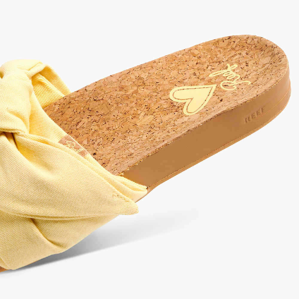 Reef Womens Knotty Scout Slide Sandals (Sun) ID 32hXyYu5