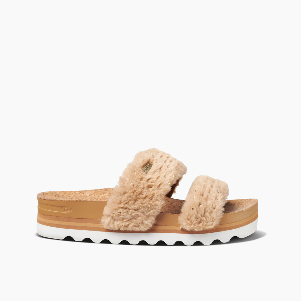 Reef Womens Vista Hi Cozy Slides (Tan) ID 41UOOUyR