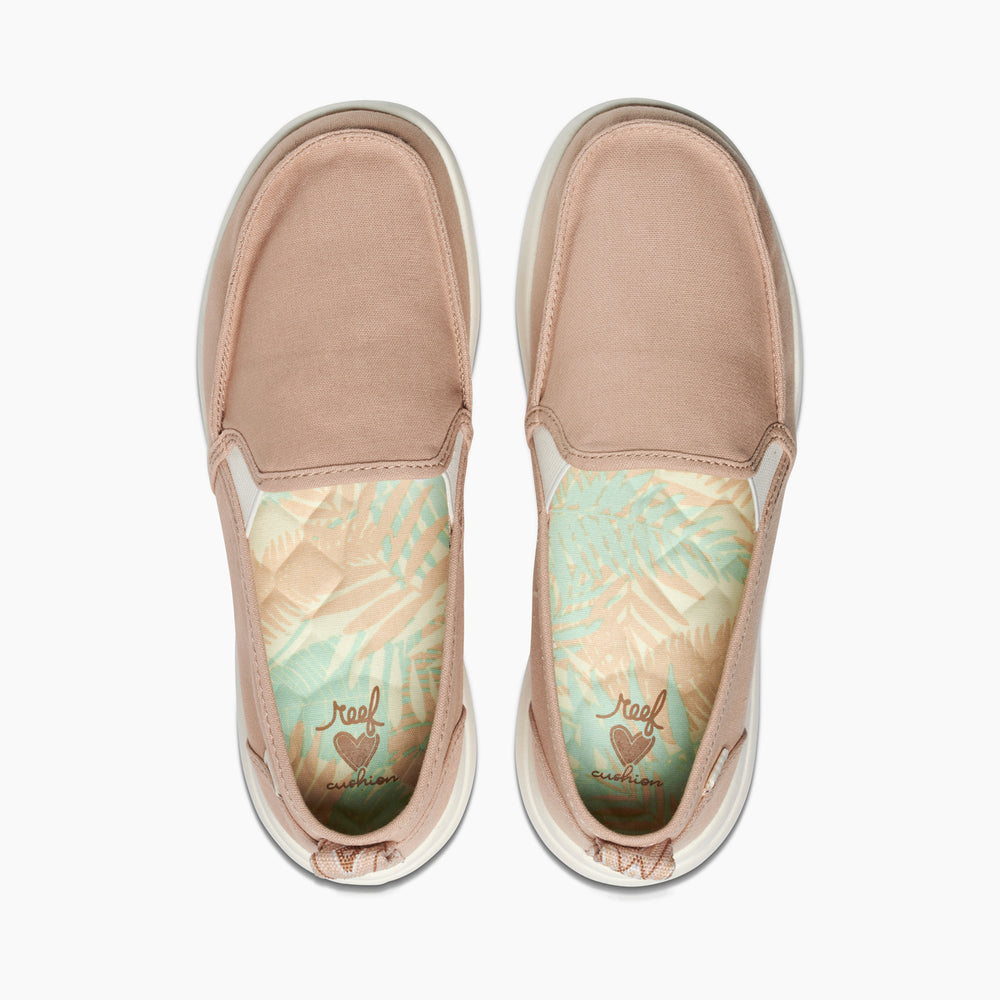 Reef Womens Cushion Coast Autumn Slip-Ons in Oatmeal ID 41mmQ7VZ