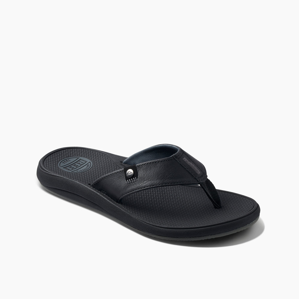 Reef Mens Sandals Phantom Nias In Black/Grey ID 4soJ4KXB