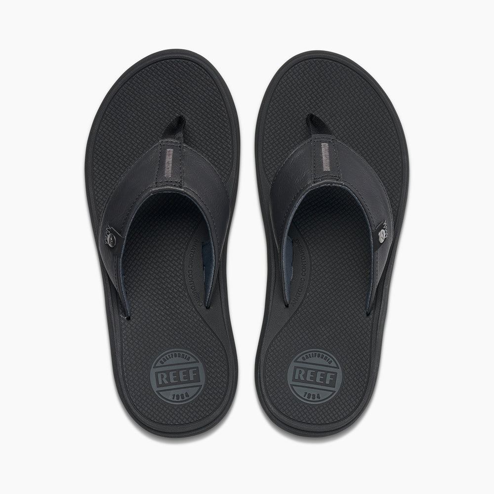 Reef Mens Sandals Phantom Nias In Black/Grey ID 4soJ4KXB