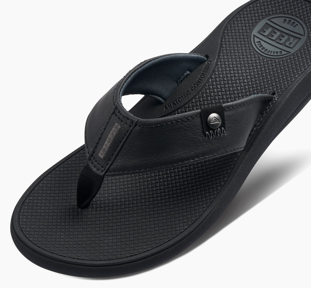 Reef Mens Sandals Phantom Nias In Black/Grey ID 4soJ4KXB