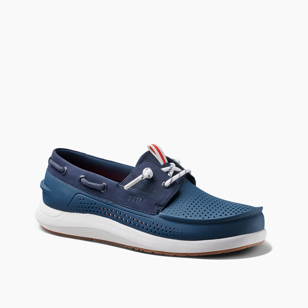 Reef Mens SWELLsole Skipper Shoes in Navy ID 5IghjaPW
