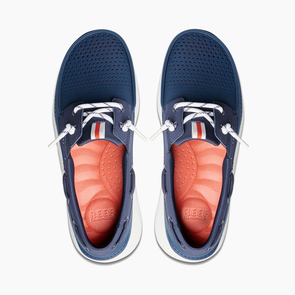 Reef Mens SWELLsole Skipper Shoes in Navy ID 5IghjaPW