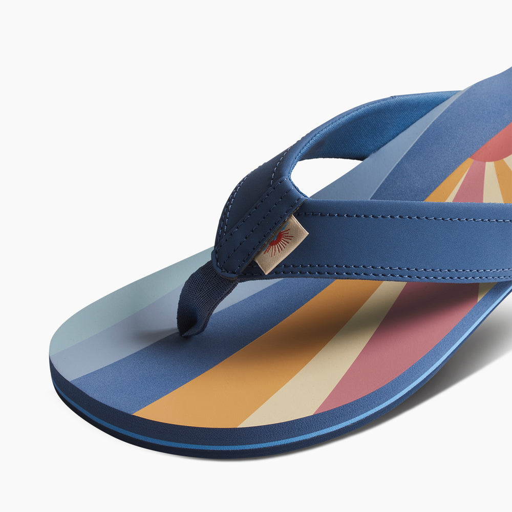 Reef Mens Newport X Faherty Sandals in Sun And Waves ID 5ZDEktO2