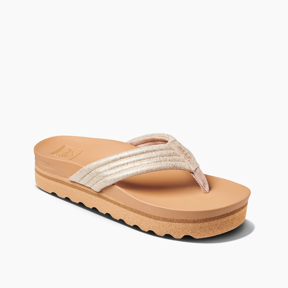 Reef Womens Cushion Shea Hi Sandals (Tan/Champagne) ID 5p7vxISS