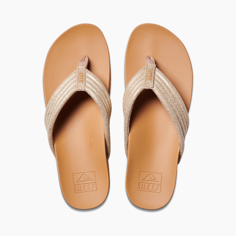 Reef Womens Cushion Shea Hi Sandals (Tan/Champagne) ID 5p7vxISS