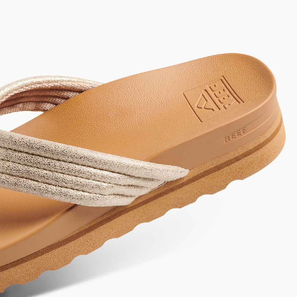 Reef Womens Cushion Shea Hi Sandals (Tan/Champagne) ID 5p7vxISS