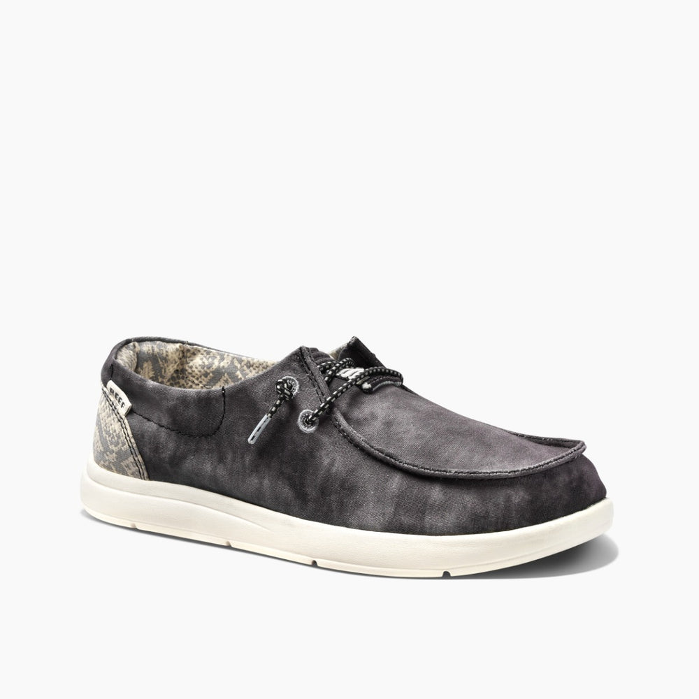Reef Womens Reef Cushion Coast Shoes in Washed Black ID 5r0vAT6g