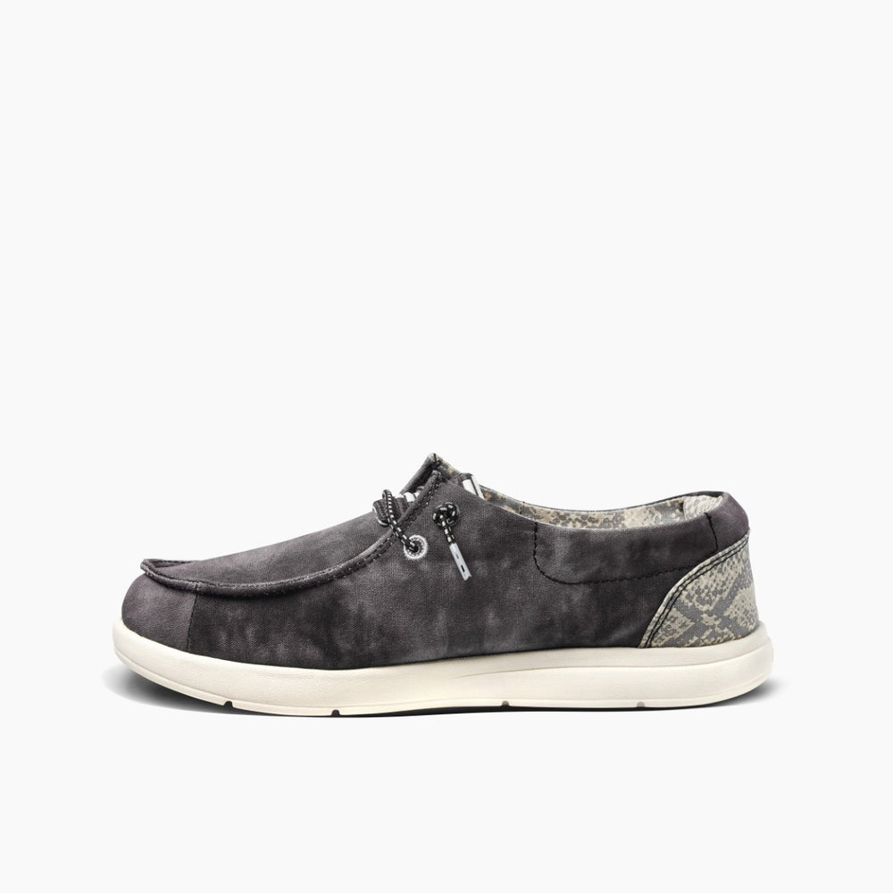 Reef Womens Reef Cushion Coast Shoes in Washed Black ID 5r0vAT6g