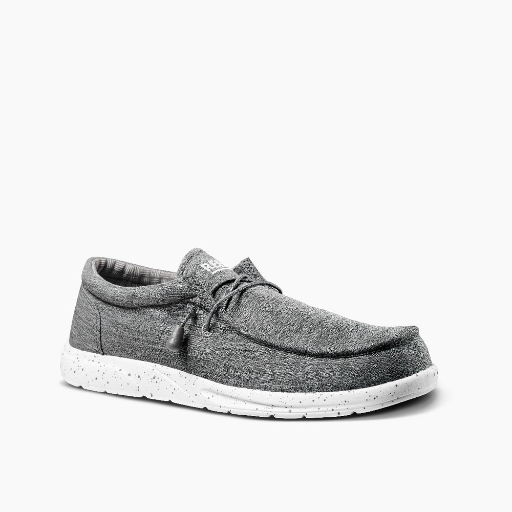 Reef Mens Cushion Coast Textile Shoes in Charcoal ID 65bhjatz