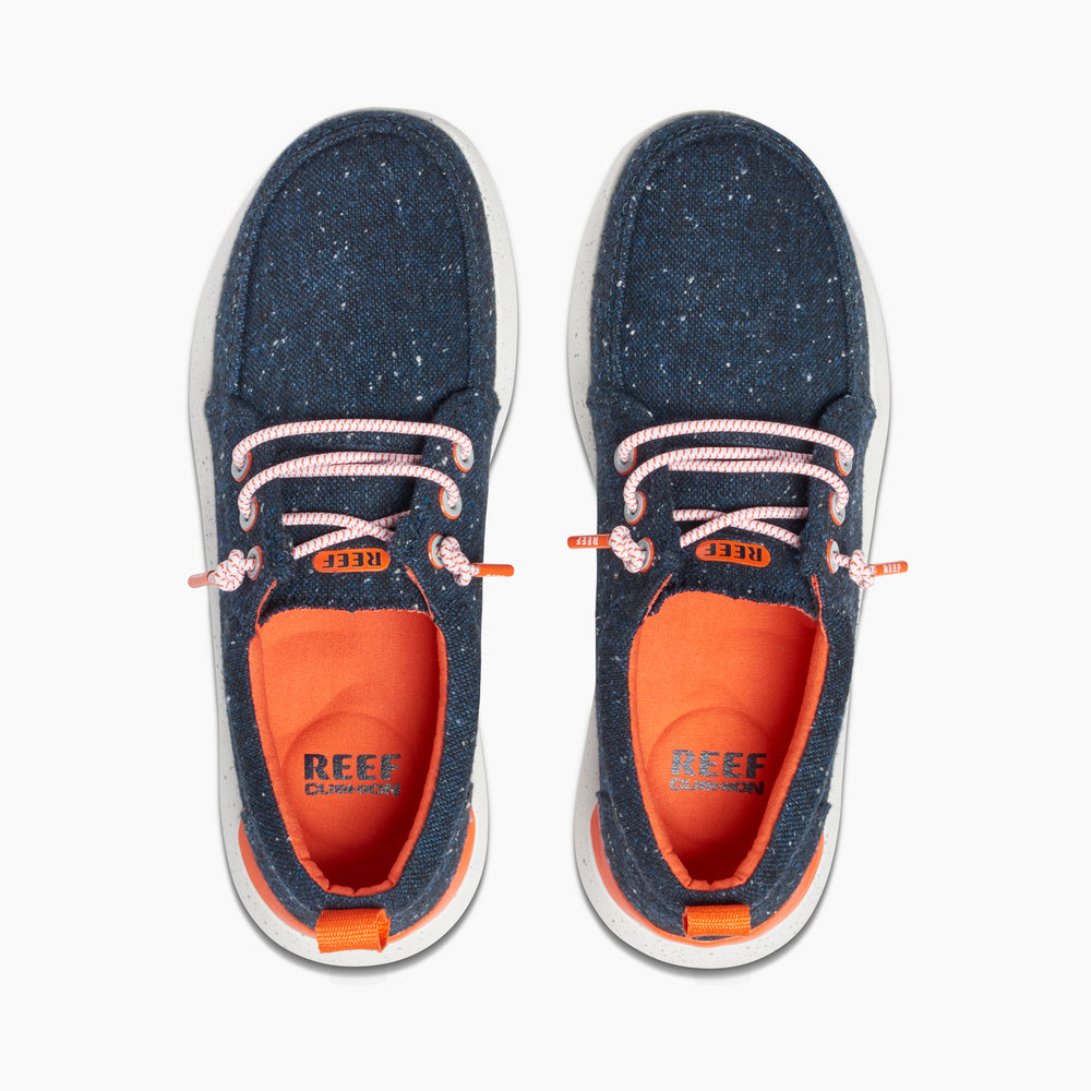 Reef Mens SWELLsole Cutback Shoes in Navy/Orange ID 6lbhii43
