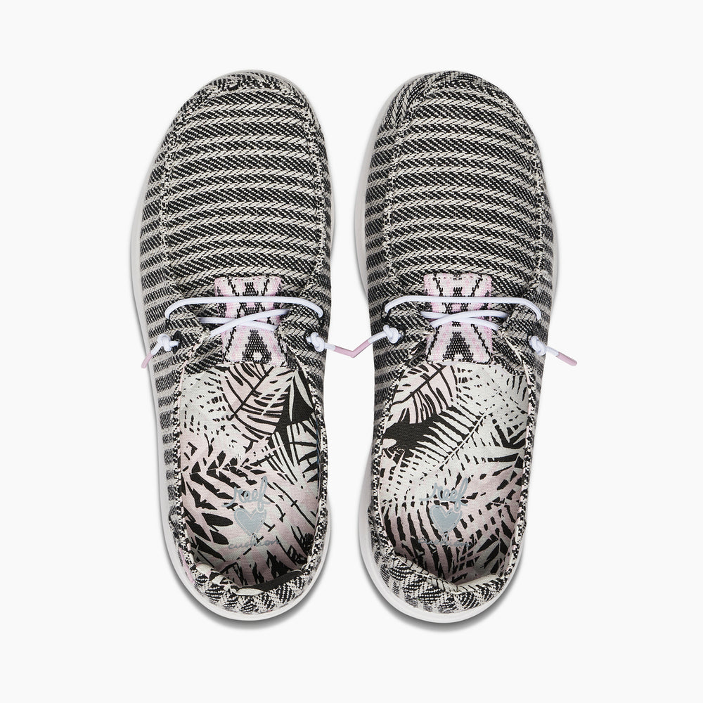 Reef Womens Reef Cushion Coast Shoes in Black/Rose ID 7jx9xTvp