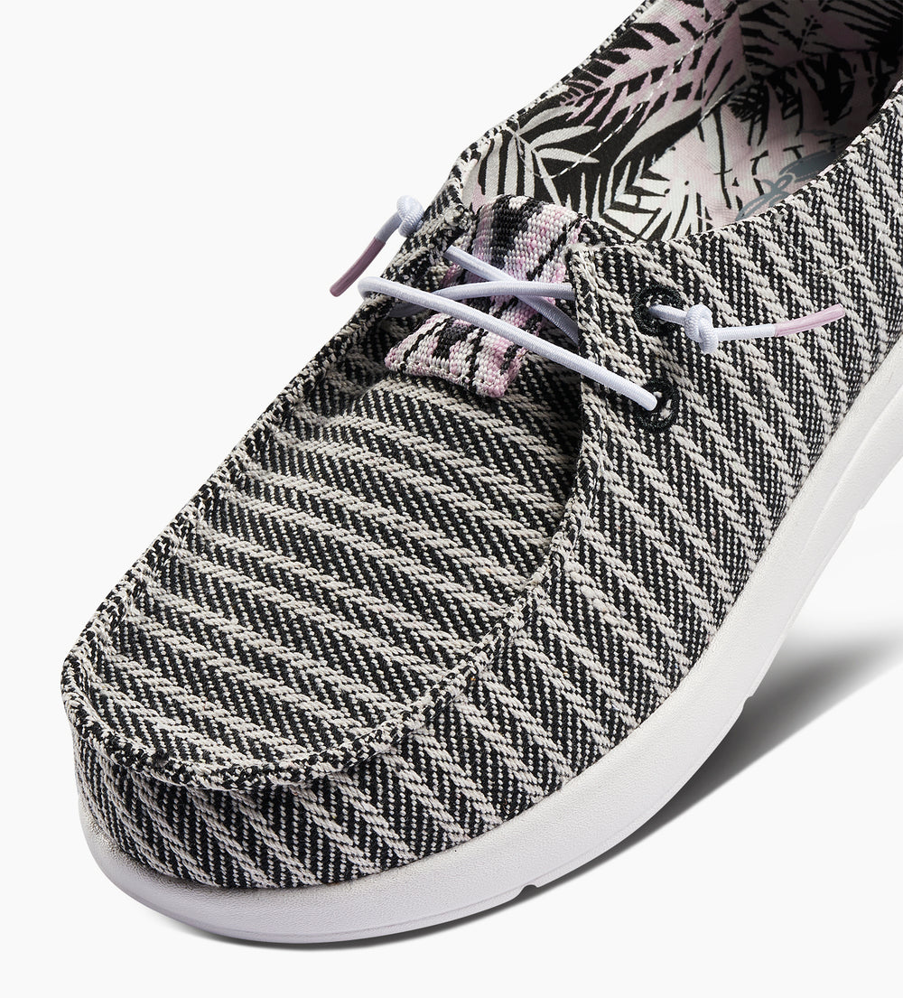 Reef Womens Reef Cushion Coast Shoes in Black/Rose ID 7jx9xTvp