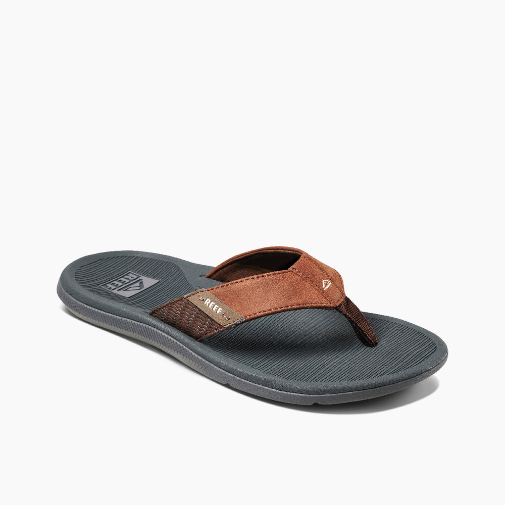 Reef Santa Ana Mens Vegan Leather Sandals ID 7pBZGlri