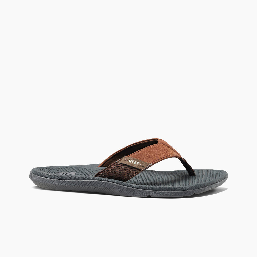 Reef Santa Ana Mens Vegan Leather Sandals ID 7pBZGlri