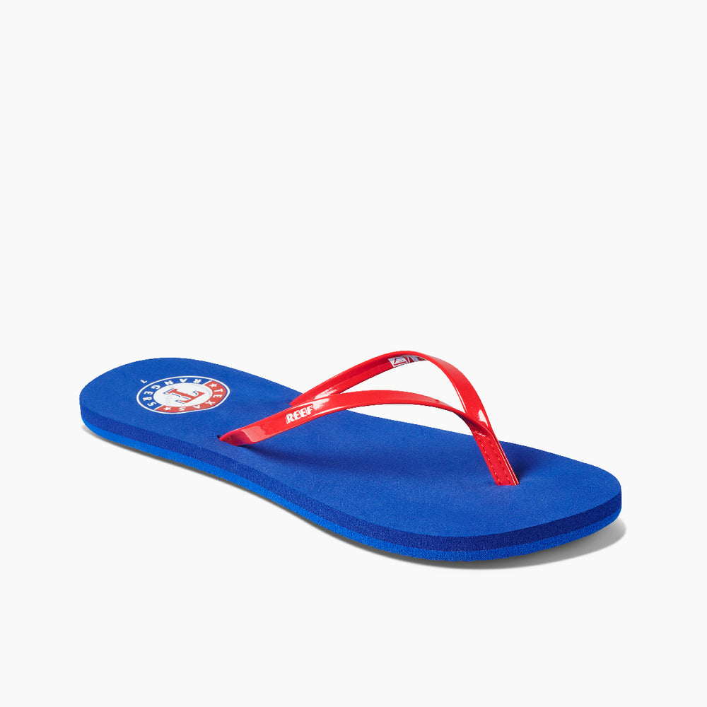 Reef Bliss x MLB Womens Baseball Flip Flops ID 8SGHEXJ9