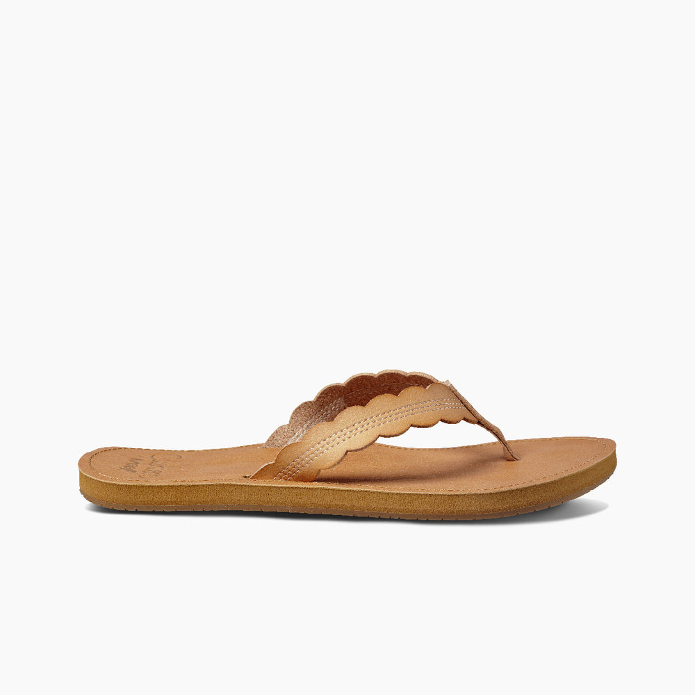 Reef Womens Cushion Celine Sandals in Natural ID 8nBZvLdO