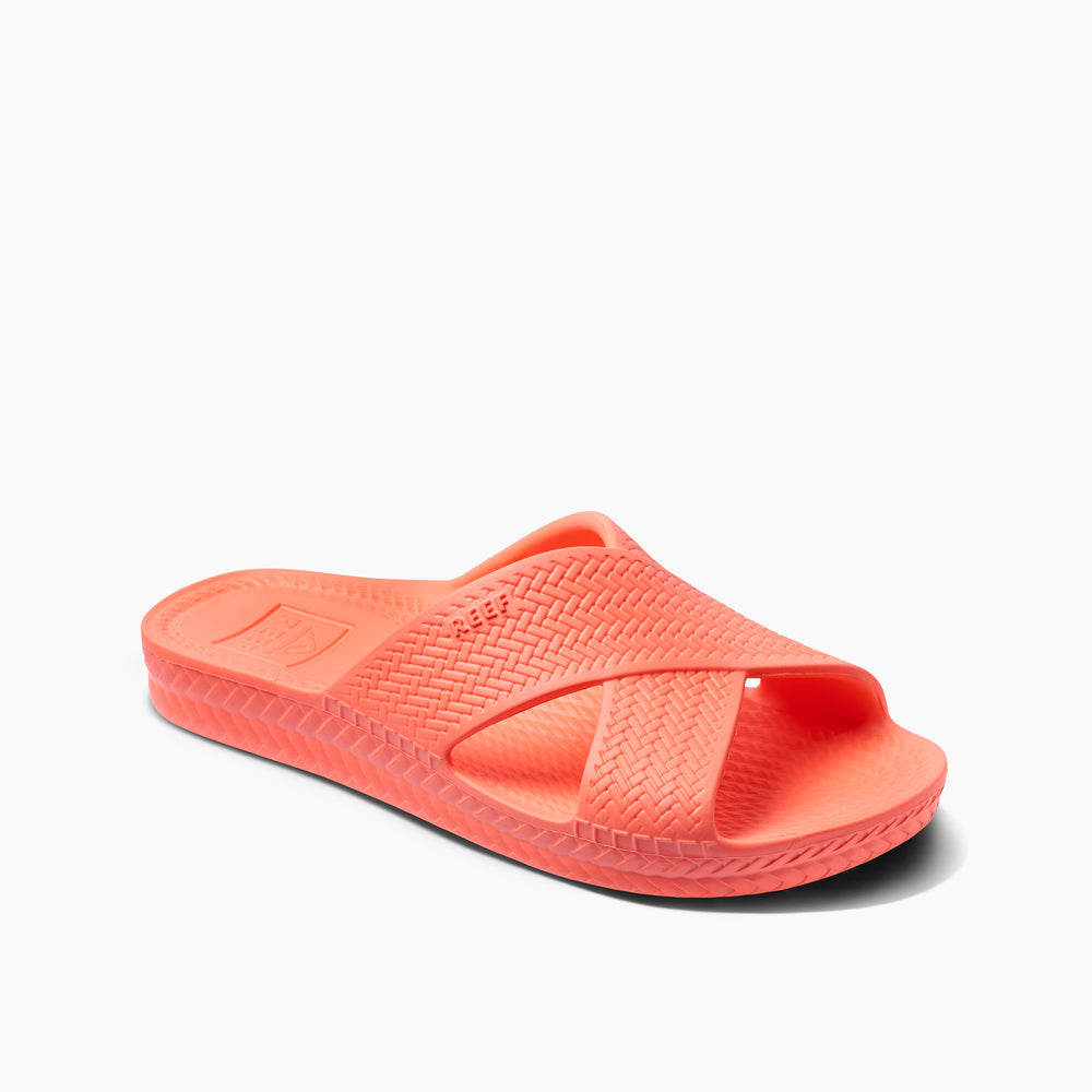 Reef Womens Water X Slide Slides in Neon Poppy ID 8oskYNNH