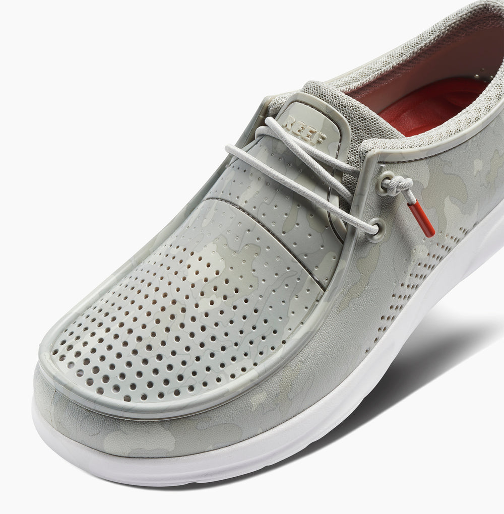 Reef Mens Water Coast Prints Shoes (Grey Camo) ID 96RGXUap