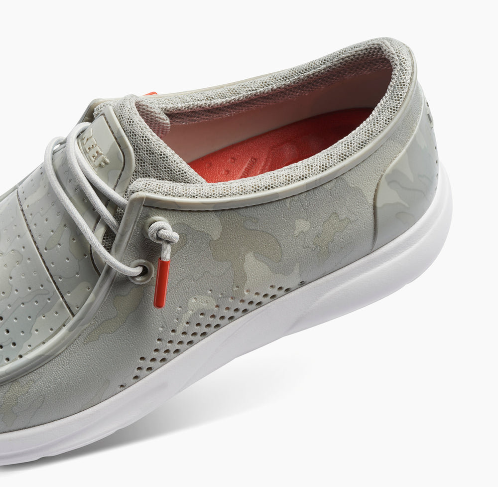 Reef Mens Water Coast Prints Shoes (Grey Camo) ID 96RGXUap