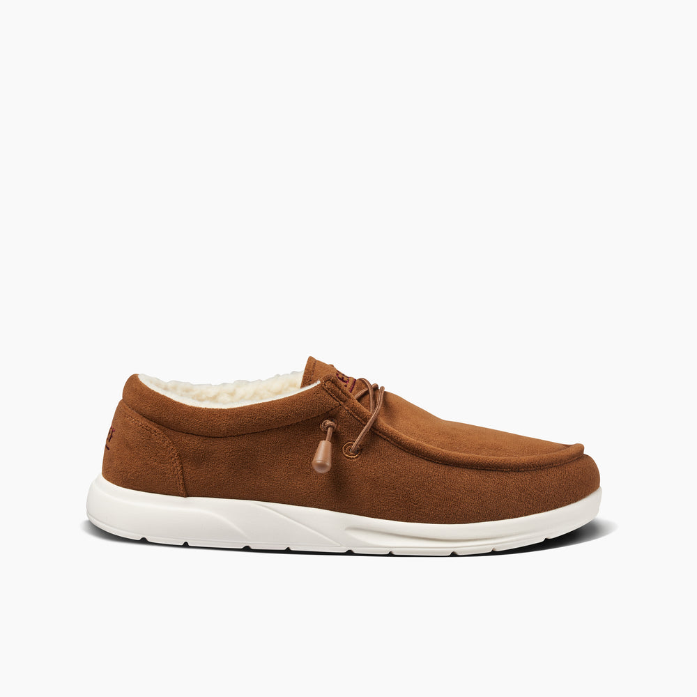 Reef Mens Cushion Coast Chill Shoes (Tan) ID CBXgM2aD