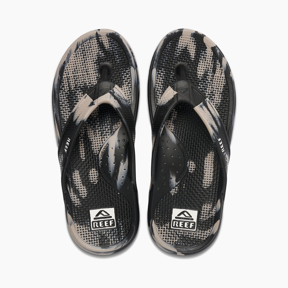 Reef Mens Sandals Oasis in Black/Taupe Marble ID CJoBNQXO