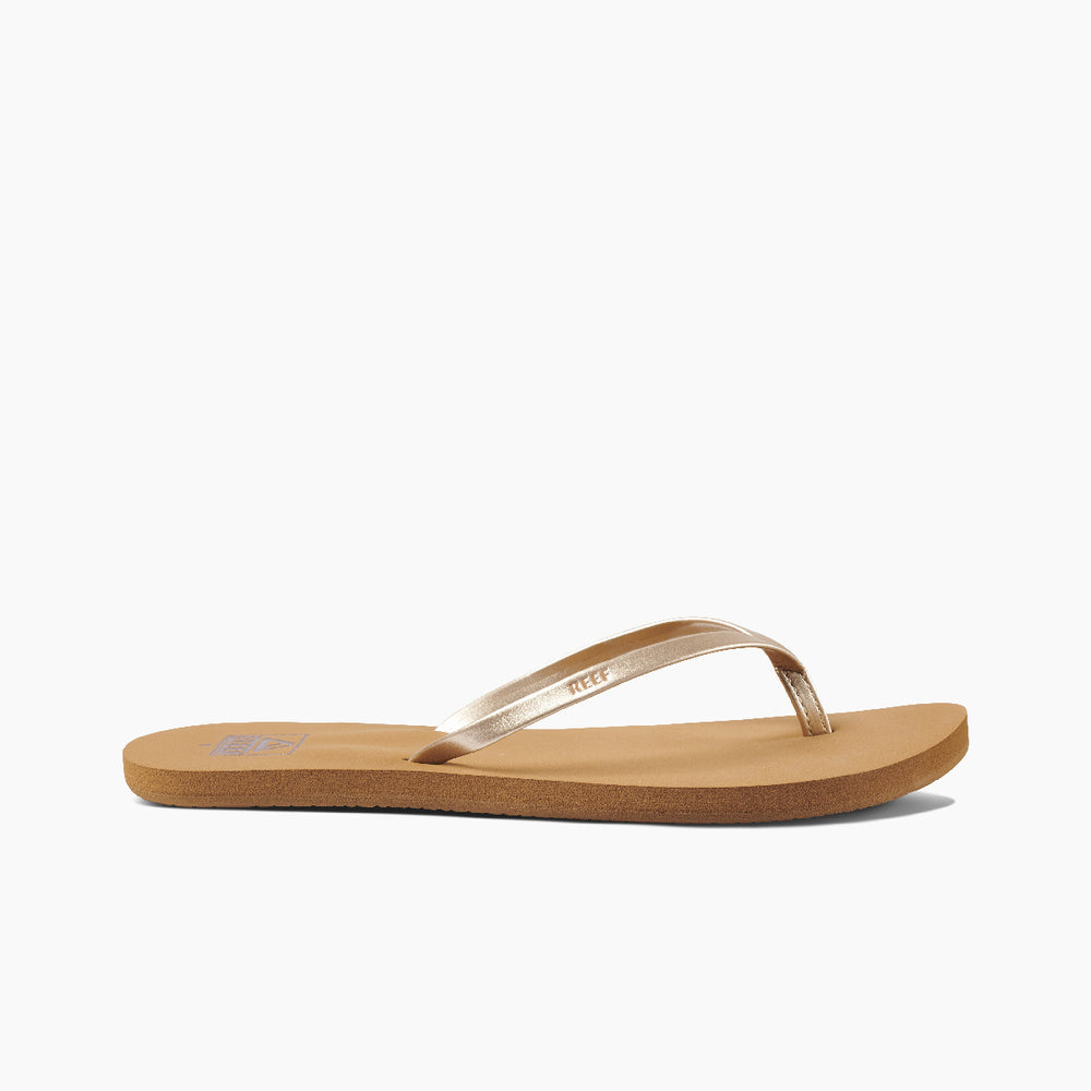 Reef Womens Bliss Nights Sandals in Tan/Champagne ID DSiHWgAp