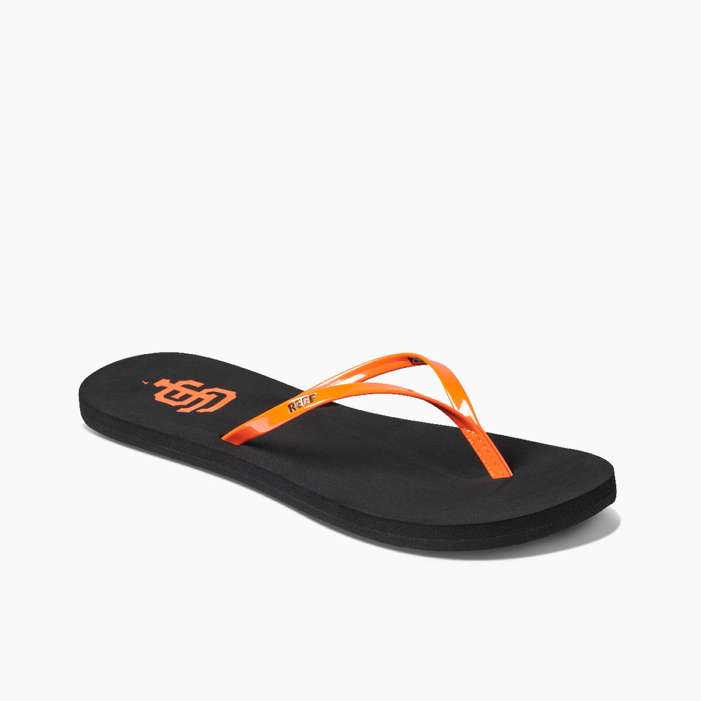 Reef Bliss x MLB Womens Baseball Flip Flops ID DnBikvOH