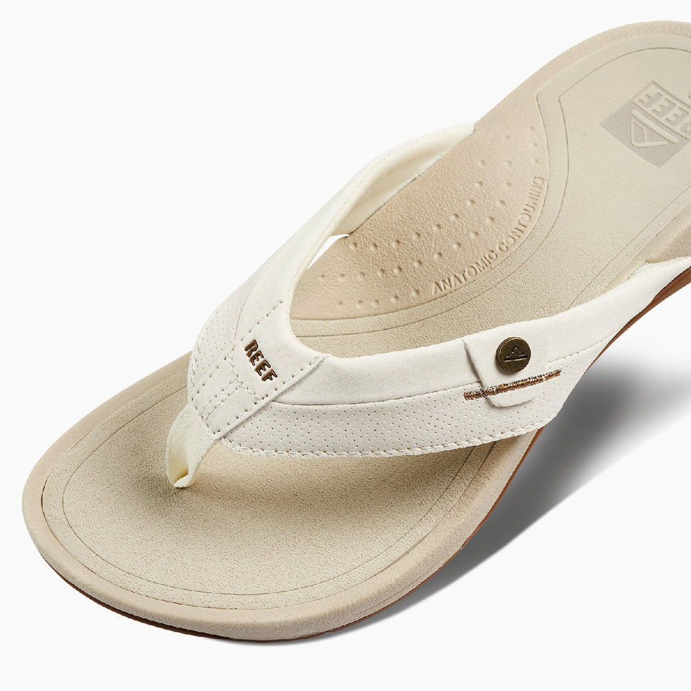 Reef Mens Reef Pacific Sandals (White Sand) ID DwHilRBn