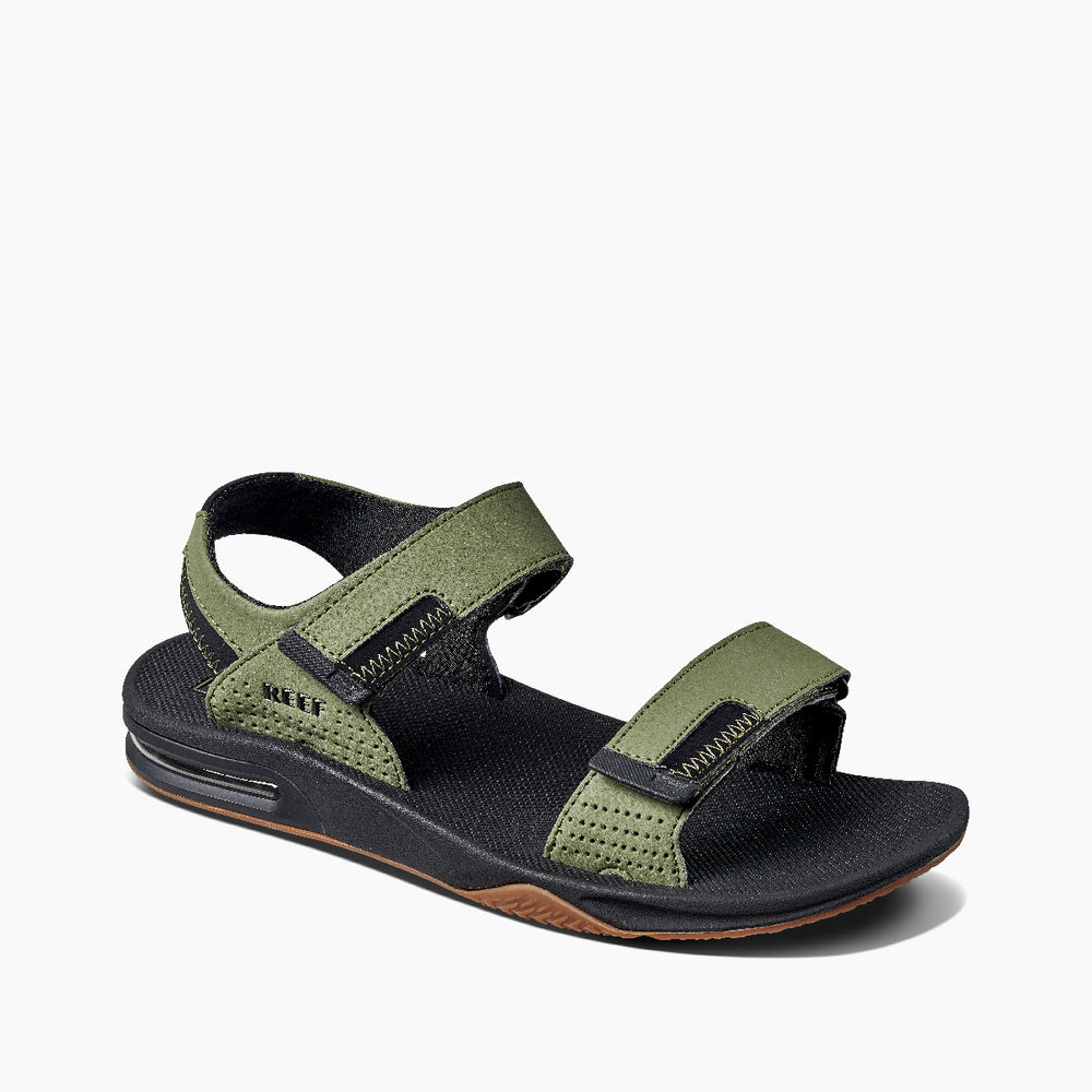 Reef Mens Fanning Baja Sandals (Olive Gum) ID EERVI9Iv