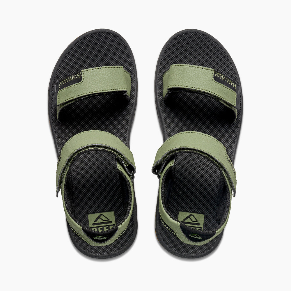 Reef Mens Fanning Baja Sandals (Olive Gum) ID EERVI9Iv