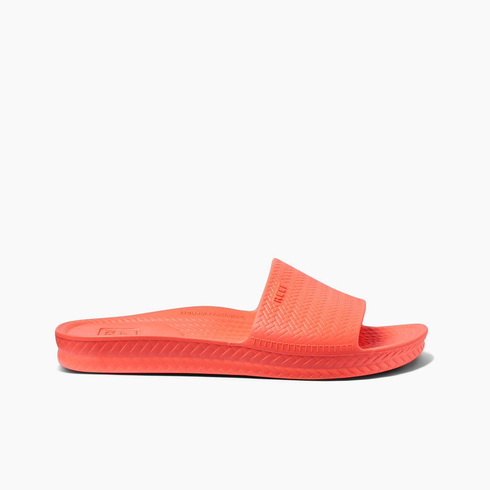 Reef Womens Water Scout Slide in Neon Poppy ID Ey2w6iwj