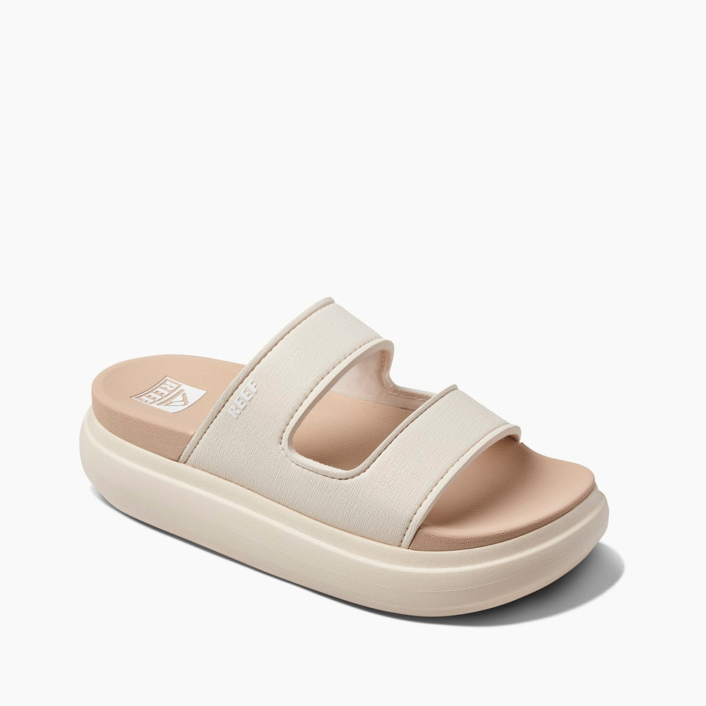 Reef Womens Cushion Bondi 2 Strap Slide in Vintage/Oasis ID GbWwb8xT