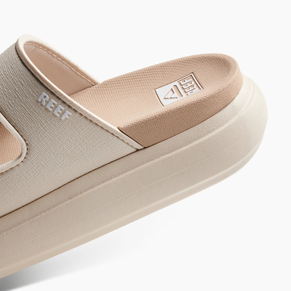 Reef Womens Cushion Bondi 2 Strap Slide in Vintage/Oasis ID GbWwb8xT