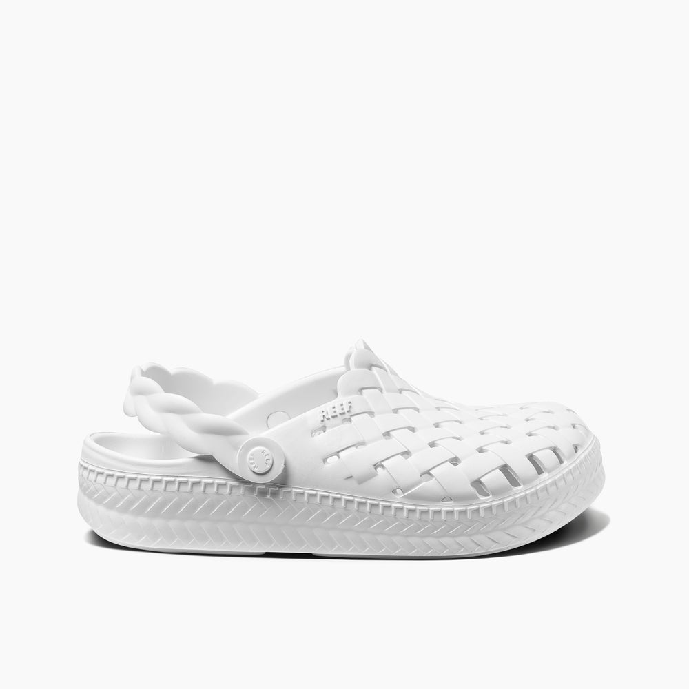 Reef Womens Water Sage Slip-Ons in White ID Hgxouqt4