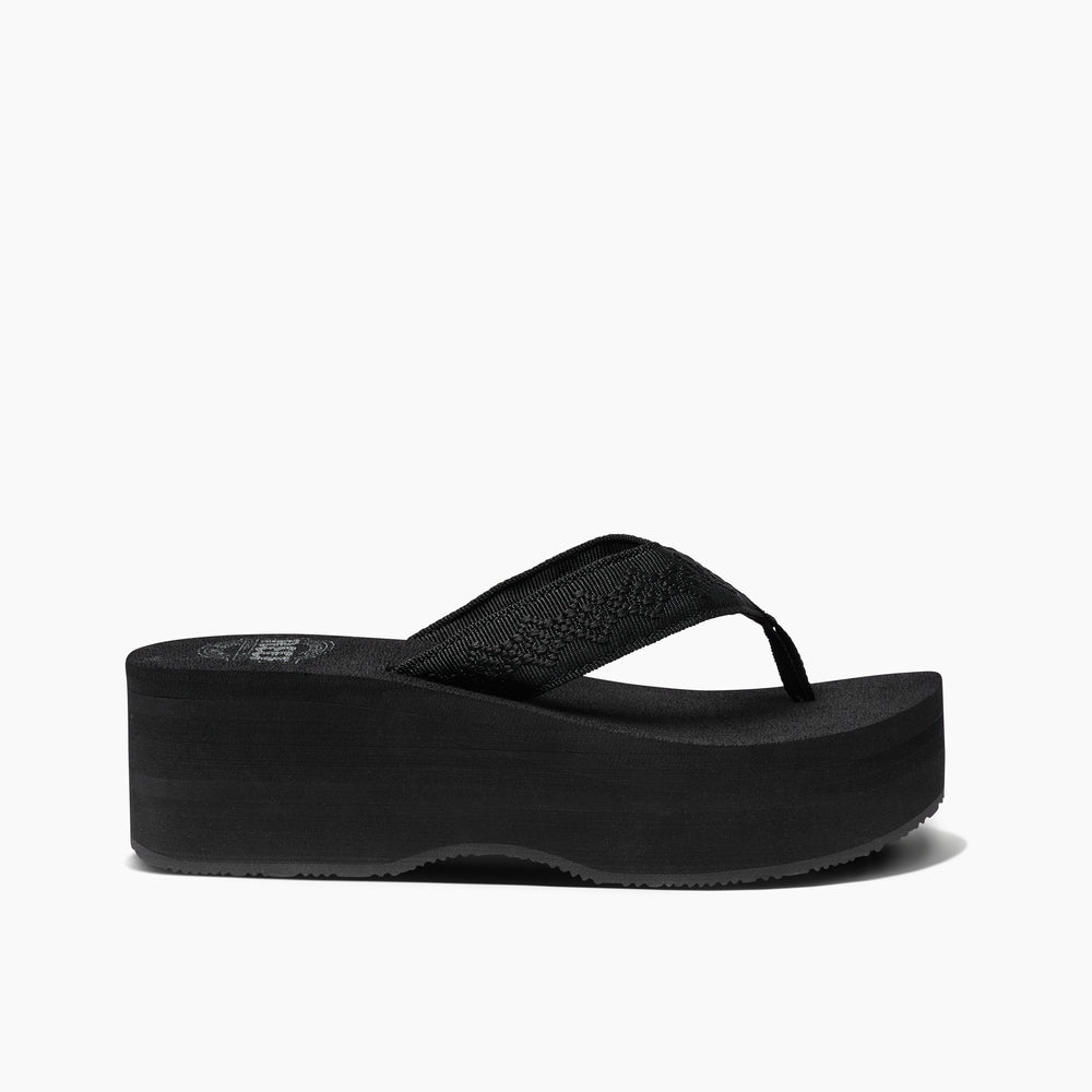 Reef Womens Sandy Hi Sandals in Black ID I33vMuQ9  Reef Womens Sandy Hi Sandals in Black ID I33vMuQ9