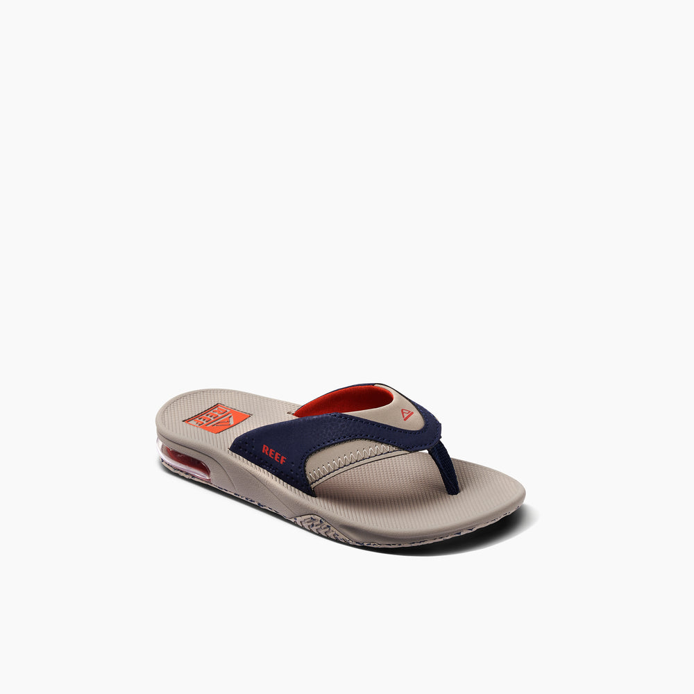 Reef Boys Sandals Kids Fanning in Taupe/Navy ID JS7YQ4O3 Reef Boys Sandals Kids Fanning in Taupe/Navy ID JS7YQ4O3