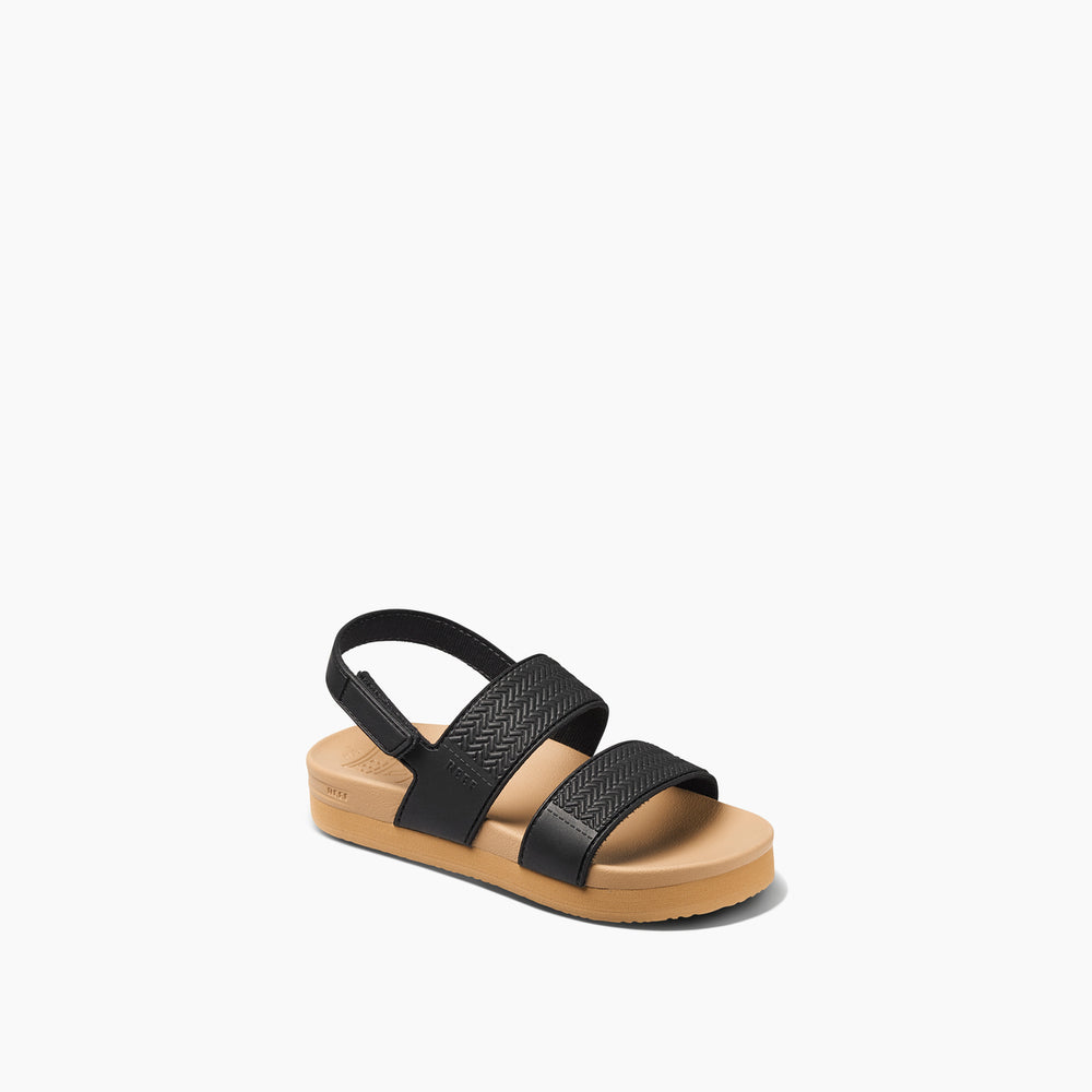 Reef Toddler Girls Water Vista Sandals in Black/Tan ID K4fuuDdv