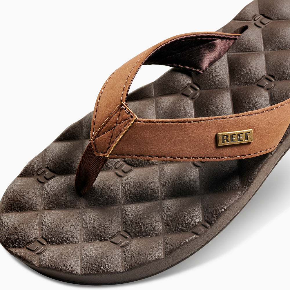 Reef Womens Reef Dreams Vegan Leather Sandals in Brown ID Lbaq1L9J