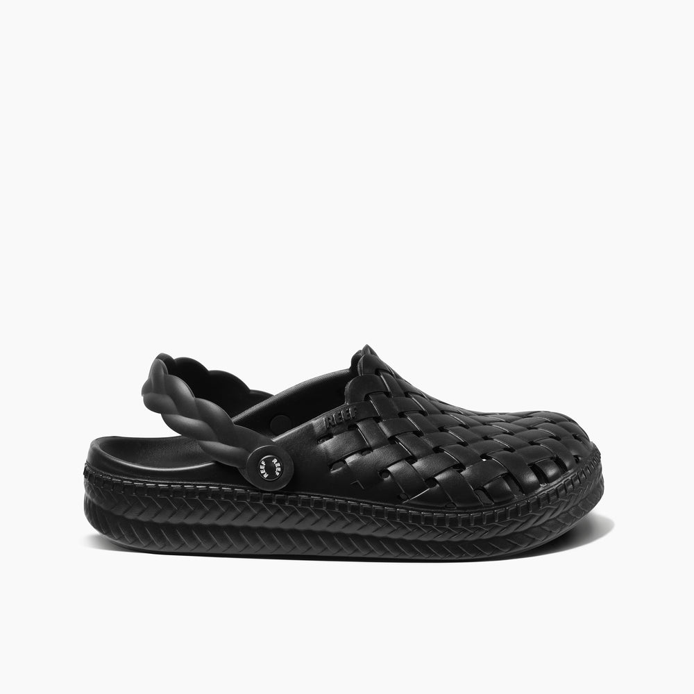Reef Womens Water Sage Slip-Ons in Black ID MGfHKsBr